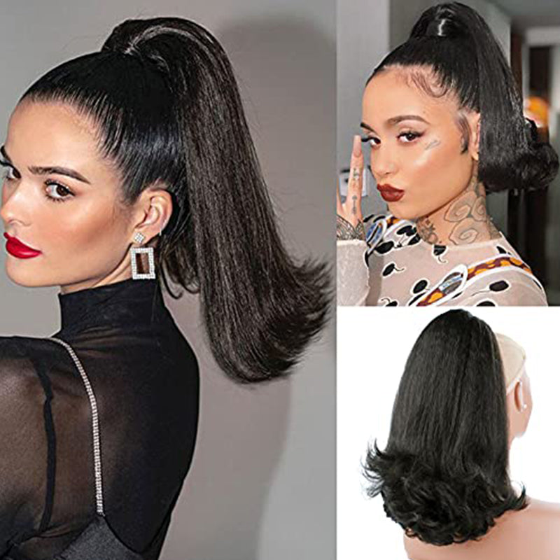 Ponytail Extension Drawstring Wig