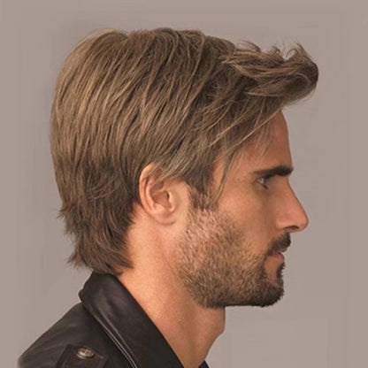 [Best Gift For Him] Men’s Handsome Wavy Wig