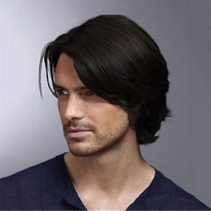 [Best Gift For Him] Men’s Handsome Wavy Wig