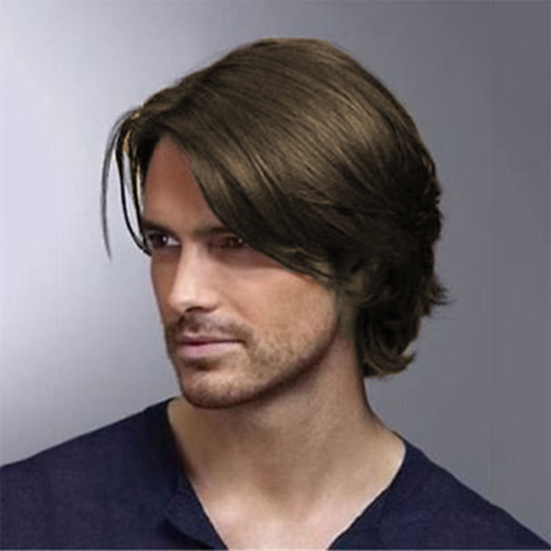 [Best Gift For Him] Men’s Handsome Wavy Wig