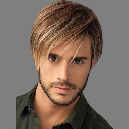 [Best Gift For Him] Men’s Handsome Wavy Wig