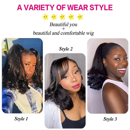 Ponytail Extension Drawstring Wig