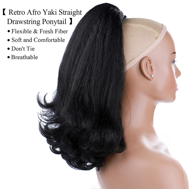 Ponytail Extension Drawstring Wig