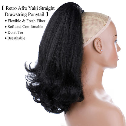 Ponytail Extension Drawstring Wig