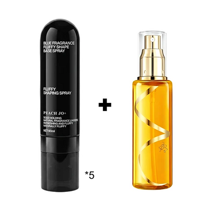 💨50% OFF NOW! Fluffy Hair Shaping Spray‑Lightweight Volumizing Mist, All‑Day Strong Hold Humidity‑Resistant Peach Scent Hair Spray for Fine Flat Thin Hair
