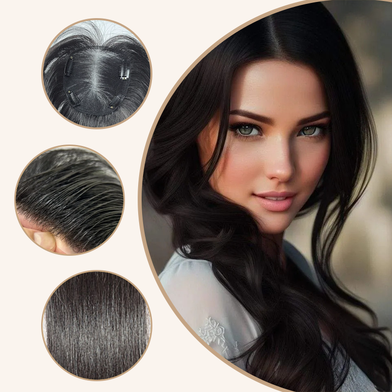 🍃Natural Clip-on Partial Bangs Hair Piece