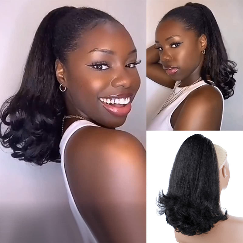 Ponytail Extension Drawstring Wig