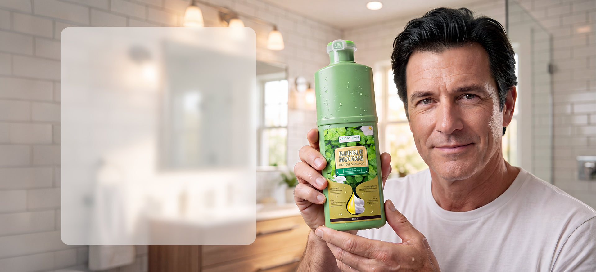 Plant-based foam hair dye