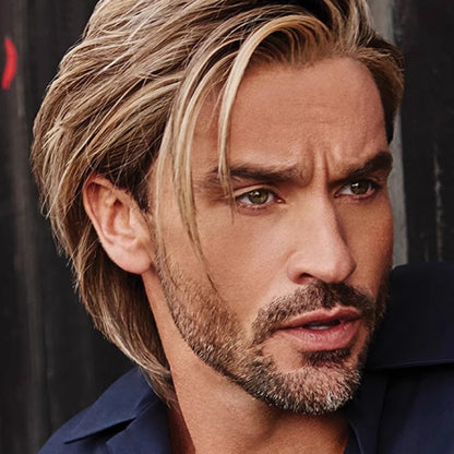 [Best Gift For Him] Men’s Handsome Wavy Wig
