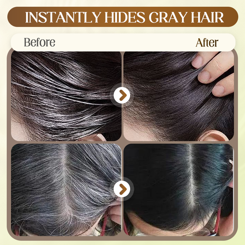 Buy 1 Get 1 Free✨50K+ SOLD! ⚡Instant Gray Hair Cover Comb🪮
