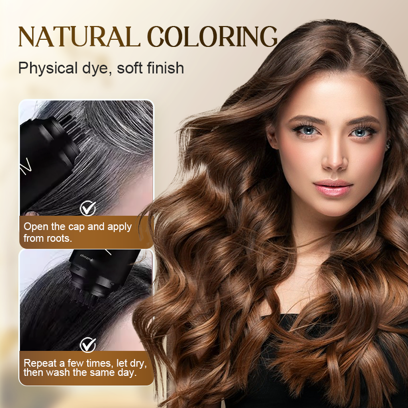 Buy 1 Get 1 Free✨50K+ SOLD! ⚡Instant Gray Hair Cover Comb🪮