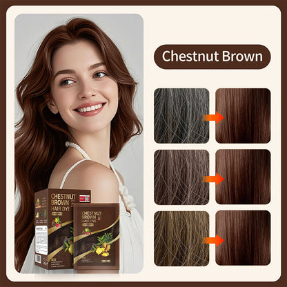 🥳2026 HOT SALE🥳💞50K+ SOLD! 🌸🌿 4‑in‑1 Herbal Hair Dye Shampoo – cleans, conditions, colours & repairs in one wash. Covers greys root‑to‑tip. Plant‑based, gentle formula – no messy mixing, no salon visits! 💇‍♀️✨